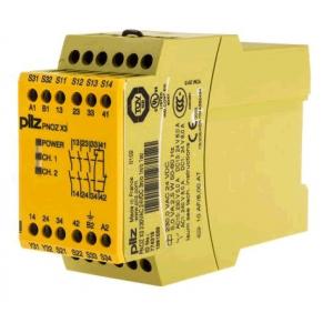 安全继电器 PNOZ X3 230VAC 24VDC 3n/o 1n/c 1so