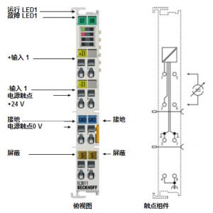 BECKHOFF模拟量输入端子模块 EL3011/12，EL3111/12