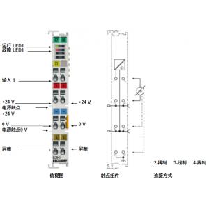 BECKHOFF模拟量输入端子模块 EL3041/42, EL3141/42