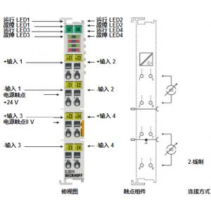 BECKHOFF模拟量输入端子模块 EL3024/EL3124