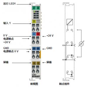 BECKHOFF模拟量输入端子模块 EL3061/EL3062