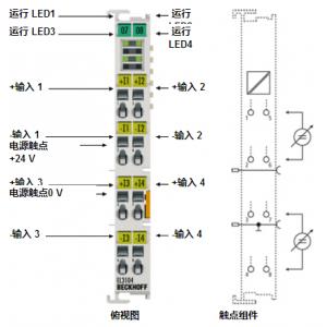 BECKHOFF模拟量输入端子模块 EL3104