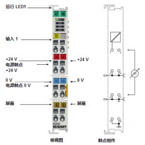 BECKHOFF模拟量输入端子模块 EL3161/EL3162