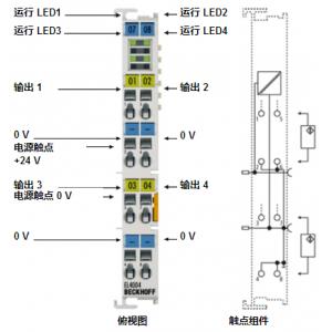 BECKHOFF模拟量输出端子模块 EL4004/EL4008/EL4104