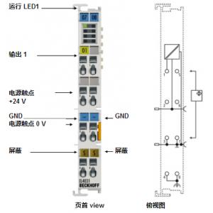 BECKHOFF模拟量输出端子模块 EL4031/EL4032/EL4132