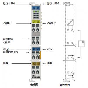 BECKHOFF模拟量输出端子模块 EL4732