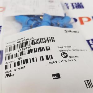 Staubli孔式插头 66.9040-23 XELW-4