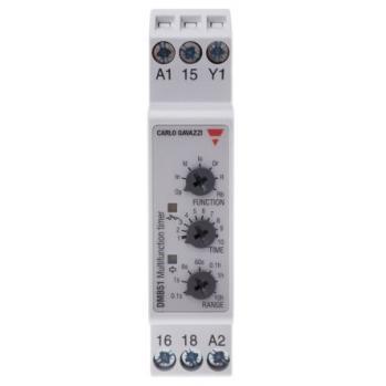 Carlo Gavazzi 时间继电器 DMB51CW24 12 → 240 V 交流/直流