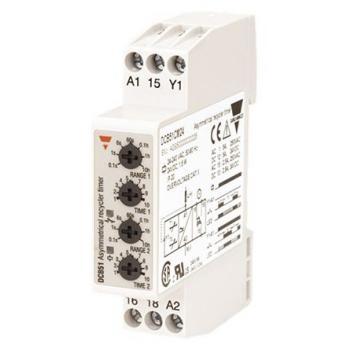 Carlo Gavazzi 时间继电器 DCB51CM24 24 V 直流, 2触点 