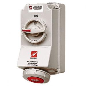 Mennekes 工业插座 DUO 16A4P 6H400V IP67,5600A