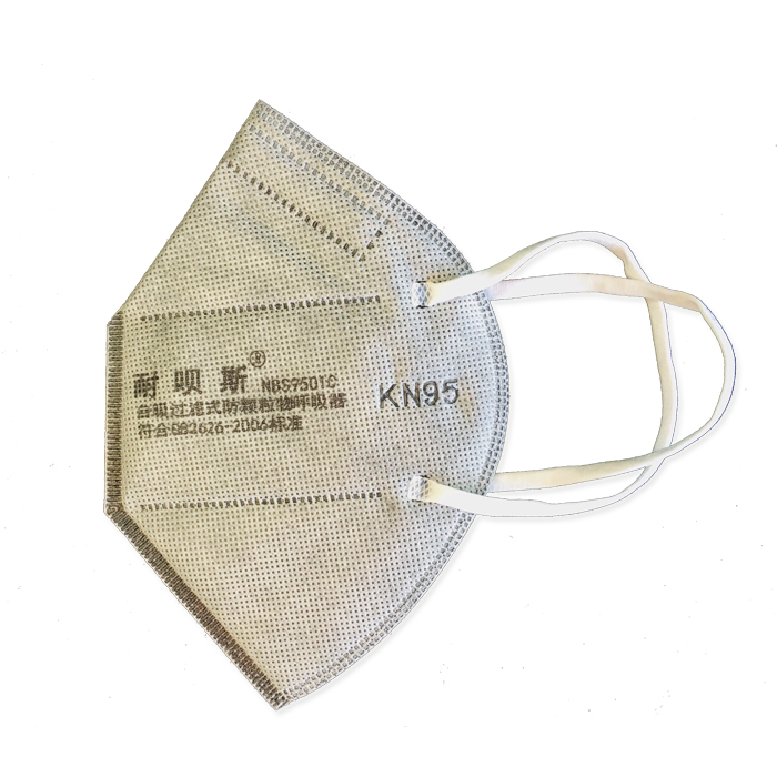 耐呗斯 NBS9501C 耳带式 活性炭 无呼吸阀 内鼻梁 有海绵 KN95折叠口罩
