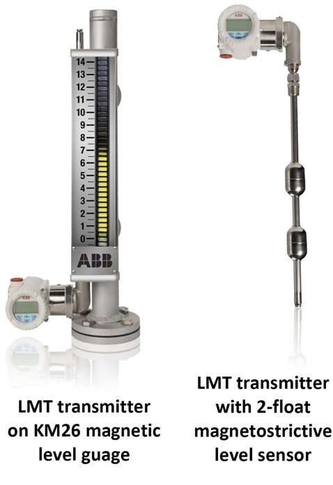 ABB推出K-TEK LMT系列磁致伸缩液位传感器